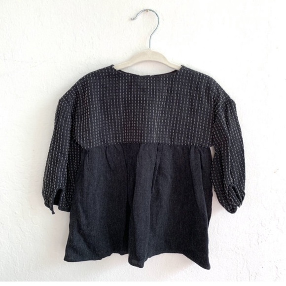 NWT Zara Grey Charcoal Dress Tunic Top - Picture 2 of 5